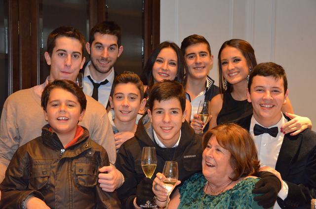 Mi familia en Noche Vieja