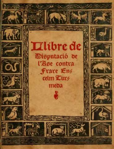 La disputa de l'ase de Anselm Turmeda