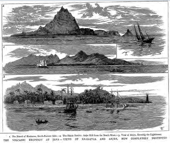 gunung krakatau meletus