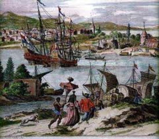 St Augustine becomes the first permanent settlement
