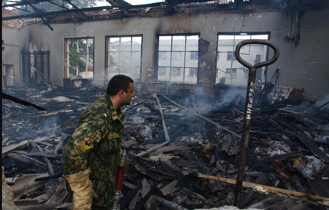 Beslan School Siege in North Ossetia