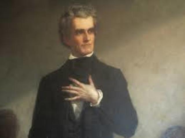 John C. Calhoun Resigns