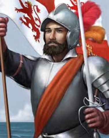 Vasco Nunez de Balboa reaches the Pacific Ocean