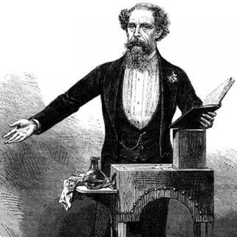 Dickens Begins His Speaches