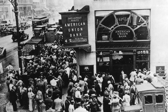 1930’s Great Depression (regarding banking)