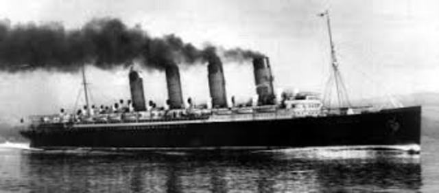 Polly sailed to Canada aboard the mauretania