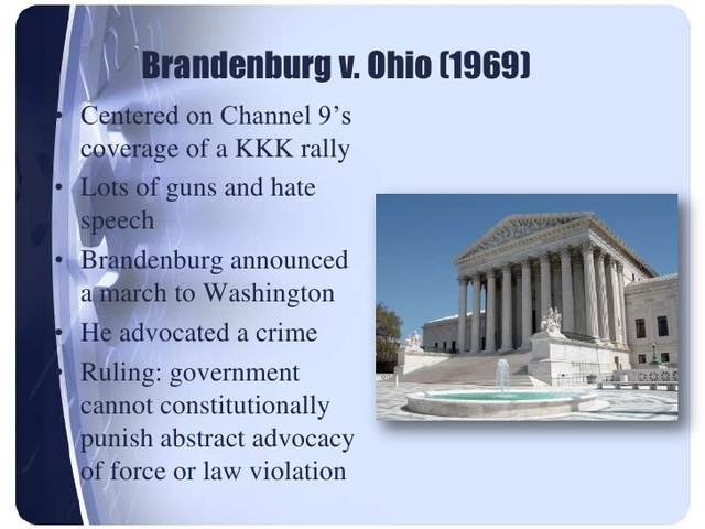 Brandenburg v. Ohio