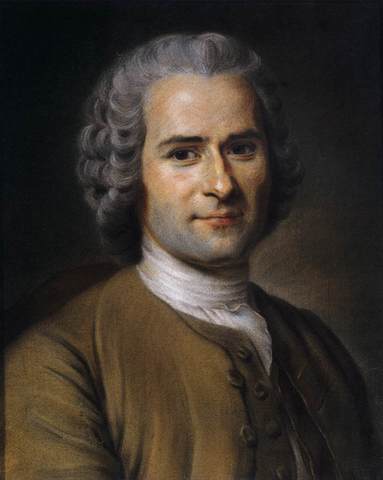 Jean Jacques Rousseau wrote The Social Contract-free individuals create a society and government.