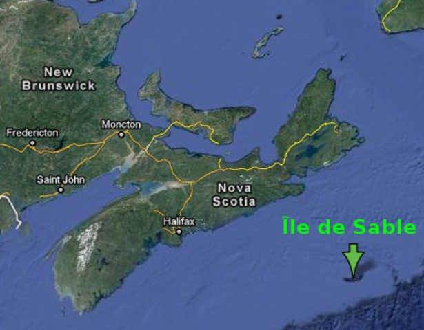 Tentative de colonisation à l'Ile de Sable