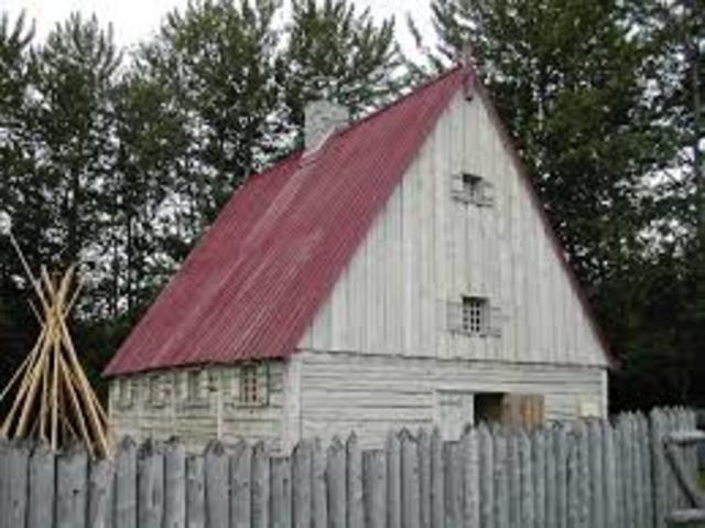 Fondation d'un poste de traite à Tadoussac par Pierre de Chauvin