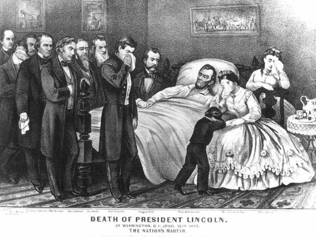 Lincoln took his last breath
