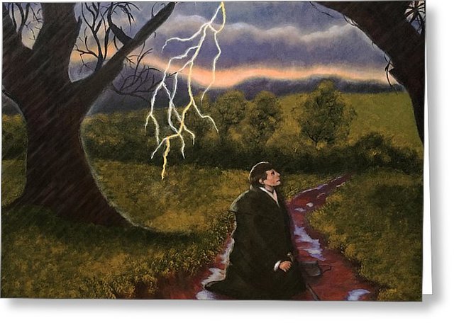 Gets caught in a storm