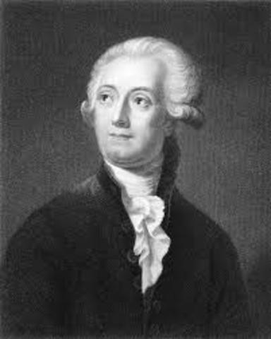 Antoine Lavoisier discovered and named gas oxygen
