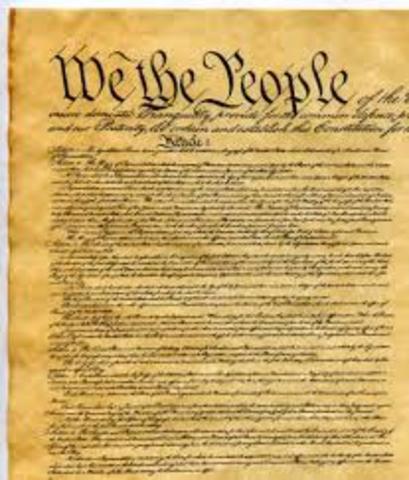 The U.S. enacted the Constitution-establishing a federal system,separation of powers,checks and balances