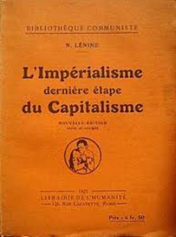 Lenin writes Imperialism 1917