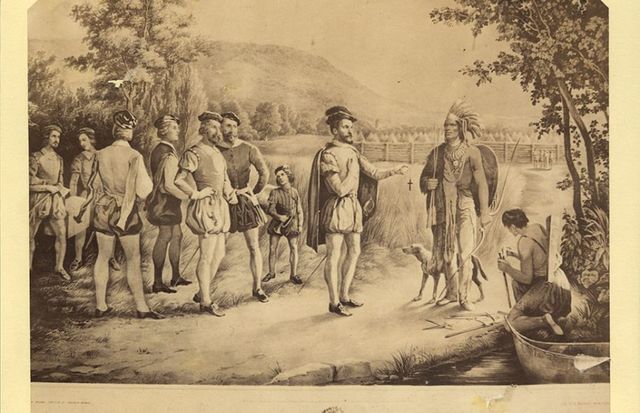 L'alliance franco-amérindien.