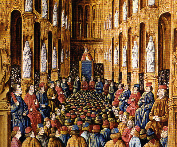 Pope Urban II, at the Council of Clermont