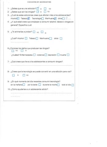 Confección de una encuesta