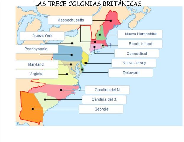 Primera colonización Británica.