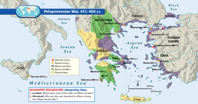 End of Peloponnesian War