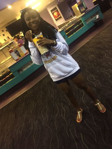 My first day at the movies..