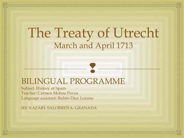 Treaty of Utrecht