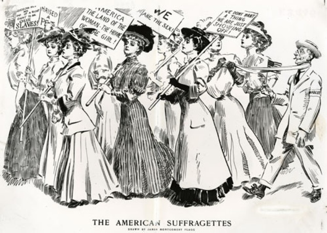 Movement for women's suffrage in Britain