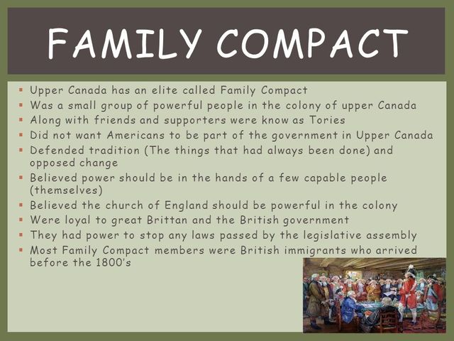 Political Parties in Upper Canada