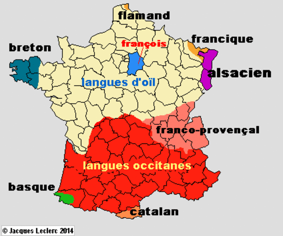 Les langues parlées en France