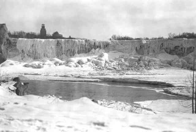 Flow Stoppage of Niagara Falls