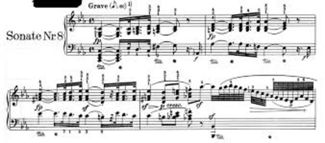 Патетическая соната.