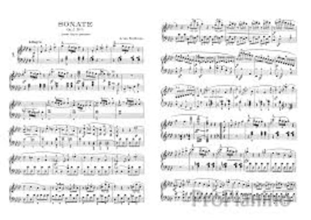 Первая симфония, 6 квартетов опус 18, балет «Творения Прометея».