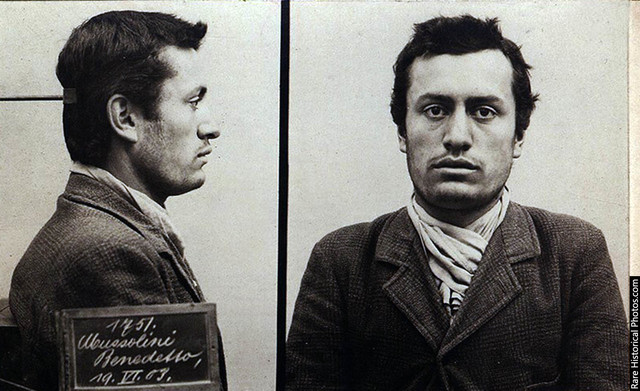 Mussolini is imprisoned