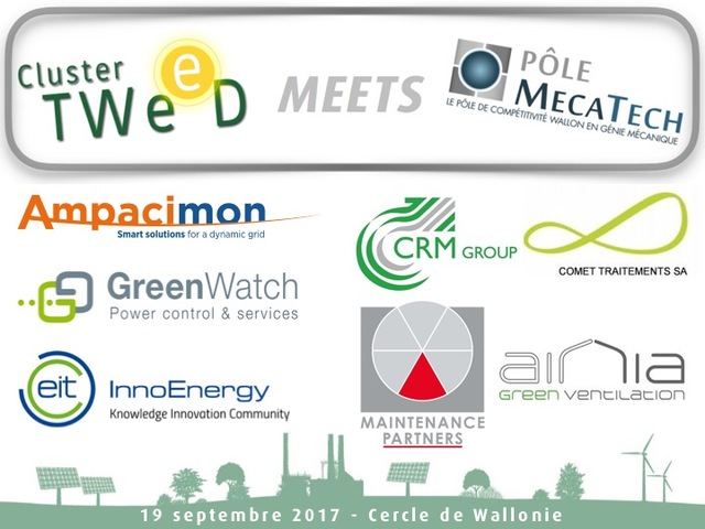 TWEED Meets MecaTech - Projets énergie | Cercle de Wallonie de Namur - 19 septembre 2017