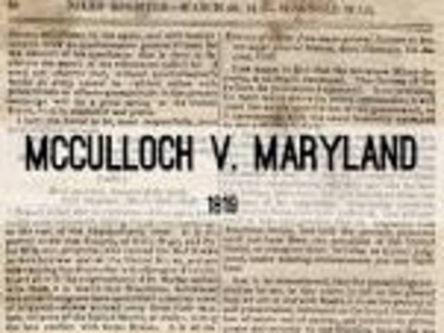 McCulloch v. Maryland