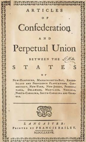 Articles of Confederation