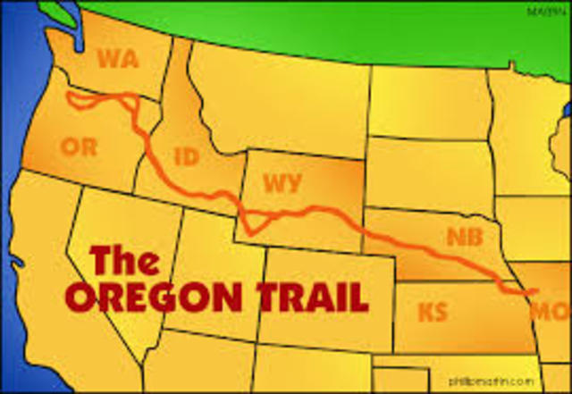 First major wagon train on Oregon Trail takes off!