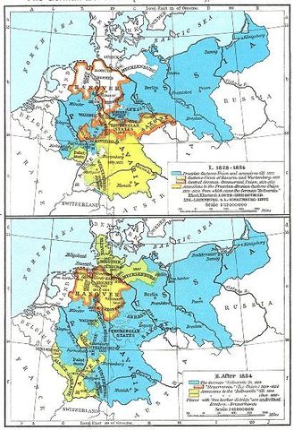 Customs union of german-speaking