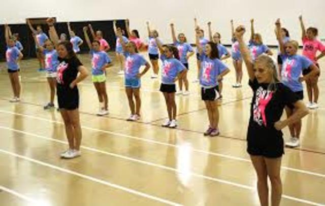 First Cheerleading Clinic Held