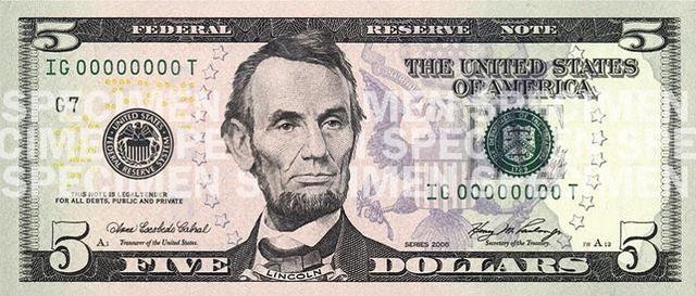 Five Dollar Bill