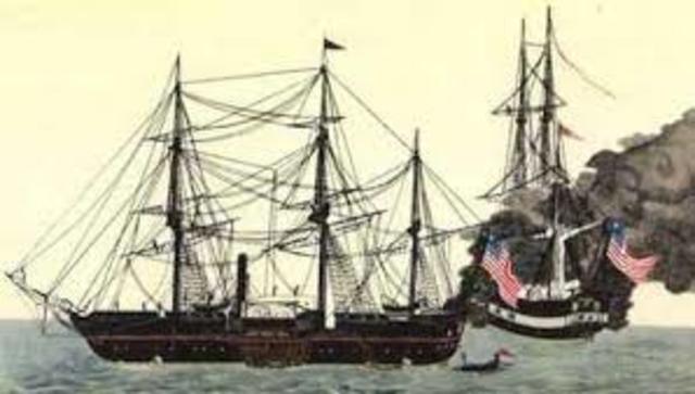 Commodore Matthew Perry Entered Tokyo Harbor Opening Japan to U.S.
