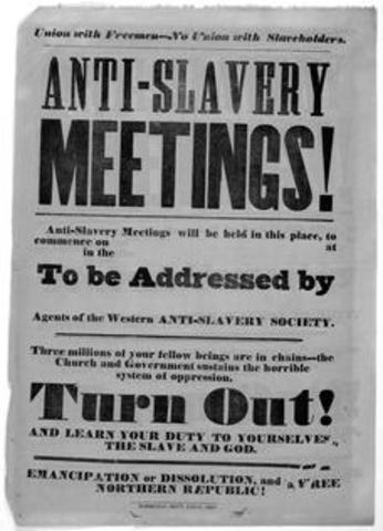 American Anti- Slavery Society