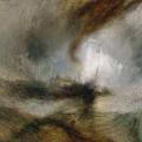 steam-boat off a harbour’s mouth in snow storm