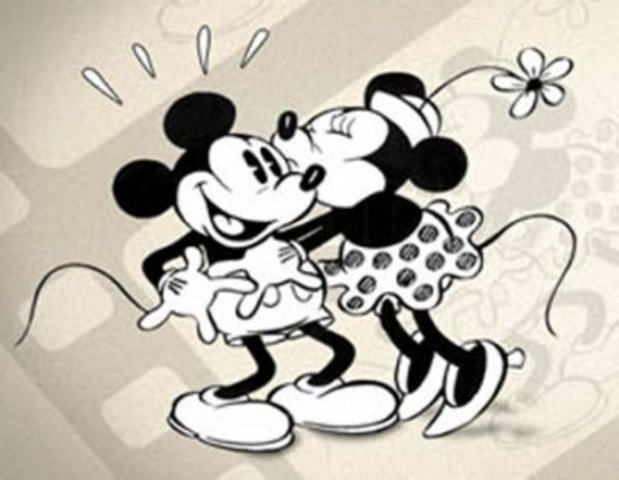 Primera aparición de Mickey y Minnie Mouse