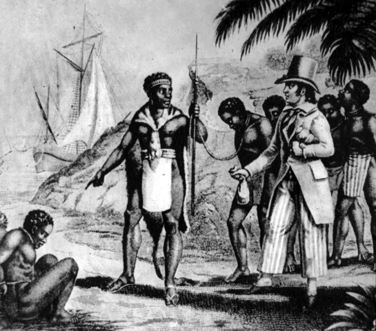 The First Record of a Slave Trade to the Americas