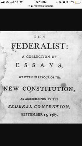 Unit 3 federalist papers