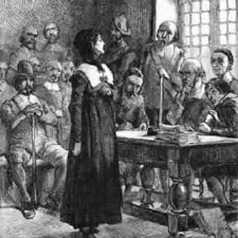 Anne Hutchinson banished