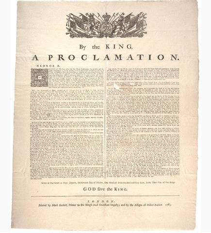 Proclamation of 1763