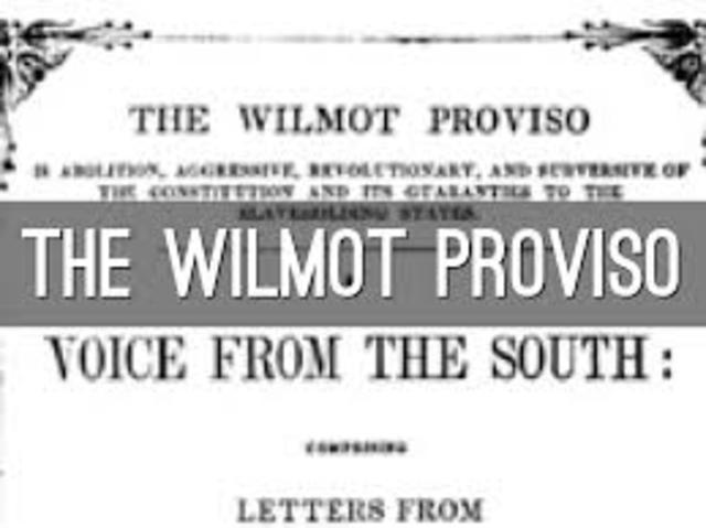 The Wilmot Proviso
