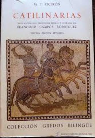 Cicerón; "Catilinarias"